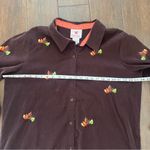 Vintage Quacker Factory Corduroy Fall Button Down Top Cottagecore Sz 1X Brown Photo 3