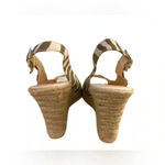 Chico's CHICO’S Zebra Print Sandals Women’s Simon Espadrille Wedge Slingback Heels 9 Photo 6