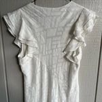 Amanda Uprichard  Cecelia Midi Dress in White Odyssey Lace Size XL Photo 7