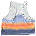 Athleta  Shanti Printed Crop Orange and Blue Ombre Tank Sz XL‎ Photo 2