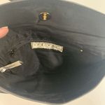 Vintage Antonia Women's Gray Small Genuine Leather Bow Clutch Purse Handbag Photo 4