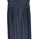 Vera Wang  Formal Chiffon Gown Gray Size 8 Wedding Special Event‎ Feminine Photo 0