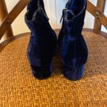 Joie  blue velvet ankle booties size 6/36 Photo 8