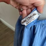 Cotton Collection Beaded Halter Blue Crotchet Detailing Mini Dress Sz M Size M Photo 3