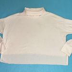 American Eagle OUTFITTERS waffle knit turtleneck long sleeve oversize top size S Photo 1