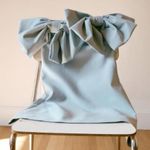 ZARA NWT VIRAL TIK TOK blogger’s FAVORITE stunning BLUE STRAPLESS BOW DRESS S Photo 6