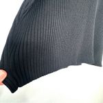 Classiques Entier Vintage  Black Ribbed 100% Silk Top Size L Quiet Luxury Classic Photo 3