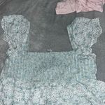 American Eagle Blue Floral  Top Photo 1