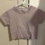 Aerie White OFFLINE Cropped Shirt Photo 0