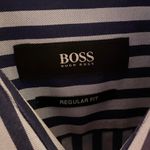 Hugo Boss Blue Striped Button Down Longsleeve Photo 3