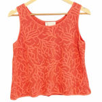 Escada by Margaretha Ley Knit Coral Tank Top Shell 42 Orange Size M Photo 0