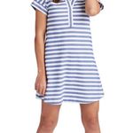 Vineyard Vines  Women’s Striped Shirt Dress XXS New White with Blue Stripes Photo 0