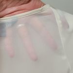 Sperry ivory sheer beaded peasant blouse size small Photo 5