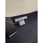 Torrid Size 2X Black Short Sleeve V-Neck Cotton Dress Beach Cover Up Photo 2