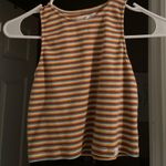 rainbow stripped cropped race back tank Multiple Size XS Photo 0