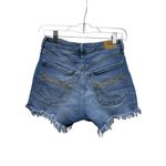 Abercrombie & Fitch High Rise Shorts Women 26/2 Blue Curve Love Denim Button Fly Photo 1