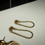 Trifari Signed Gold Tone Dangle Pierced Earrings Napier  Lot Of 2 Photo 7