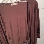 Flamingo urban boutique Aztec kimono tan cardigan Size M Photo 2