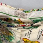 J.Crew  High Waist Cream Tropical Print Shorts Photo 1