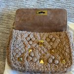 Valentino Garavani Beige Cashmere Medium Roman Stud Bag Photo 2