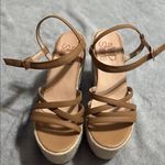 MIA Brown Espadrille Sandals with Strappy Design Photo 1