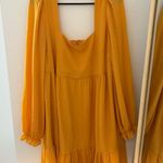 BCBG Long Sleeve Dress Yellow Size XL Photo 0
