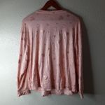 Jaclyn Smith  Intimates 1X Metallic Hearts Pink Pajamas Sleepwear Plus 2-Piece Photo 7