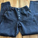 Wrangler Vintage Black Button Fly Jeans Women’s 13/14 x 36 USA Made Photo 4