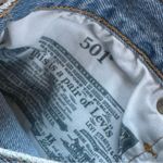 Levi's 501 Levi Light wash shorts distressed Size 26 Photo 3