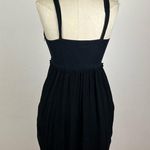 Burberry Black Silk Chiffon Mini Dress Photo 7
