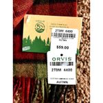 Orvis  Autumn Scottish Plaid 100% Lambswool Scarf Neck Unisex Accessory NEW NWT Photo 7
