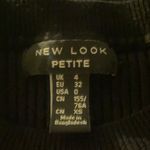 New Look  Petite Black Ribbed Long Sleeve Sweater Size 0 Photo 4