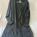 Duluth Trading Company Duluth Open Front Fly Away Long Sleeve Cardigan Sweater Loose Slouchy Pockets L Photo 0