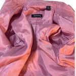 Ideology Pink Suede Leather Moto Jacket Women's Size XS Photo 9