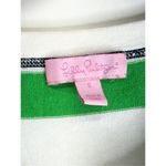 Lilly Pulitzer  Shirt Womens Size Small Green White Striped Long Sleeve Pullover Photo 6