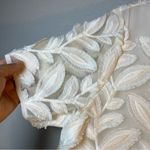 Ann Taylor  Factory White Leaf Pattern Top SZ:XL Photo 3