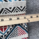 Sweet Sinammon Jacket L Multicolor Woven Aztec Open Bell Sleeves Boho Western White Size L Photo 6