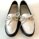 Sperry  Top-Sider Montauk Navy, Silver & White Boat Shoes Photo 0