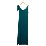 Hello Molly NWT  Fashion Standard One-Shoulder Maxi Dress Emerald Green Size 10 Photo 3