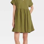 Universal Threads Universal Thread Linen Short Sleeve Shirt Dress size L Photo 0