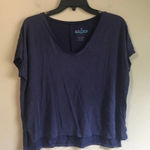 American Eagle  small navy short sleeved top Photo 0
