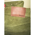 Madewell  Classic Straight Corduroy Jeans Olive Green High Rise Size 26 Photo 7