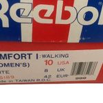 Reebok women’s comfort walking shoes white leather Sz 10 casual lace up sneakers Photo 5