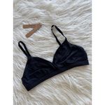 SKIMS  Fits Everybody Crossover Bralette Onyx Size Small Photo 2