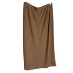 Reformation  Janice Buff Beige 3 Piece Cardigan Sweater Midi Skirt Set Size XL Photo 10