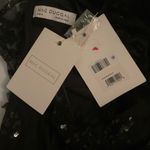 Mac Duggal  9143 Womens Black Embellished Illusion High Neck Mini Dress Photo 13