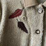 VTG teddi Embroidered Fall inspired Button up Sherpa style jacket. L Size L Photo 3