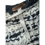 Free People  Sweater Downy Stripe Pullover Bell Sleeve Ivory Combo Size Medium Photo 5