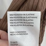 Urban Outfitters  Brown Lace Front Cropped Top Size Medium Photo 4