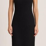 House of Harlow  Nicole Richie Black Crochet Knit Spaghetti Strap Midi Dress Photo 0